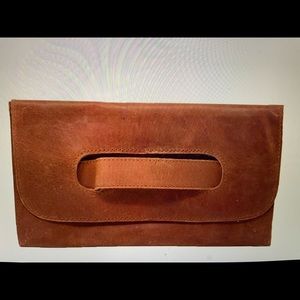 Able Marie handle  envelope clutch whiskey SOLD OUT